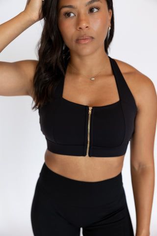 Zip It Bra Top