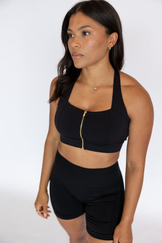 Zip It Bra Top
