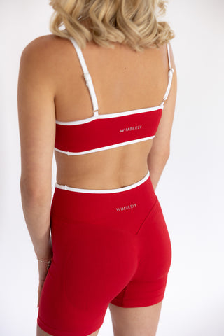 Red Hot Biker Shorts